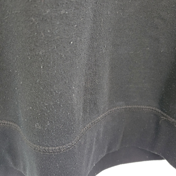 BRUNETTE THE LABEL | Black Metallic Crewneck Sweatshirt - Picture 4 of 5